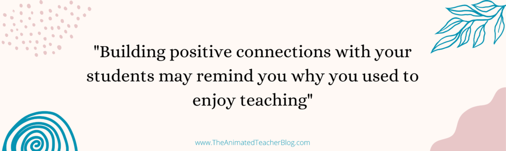 building relationships with students
