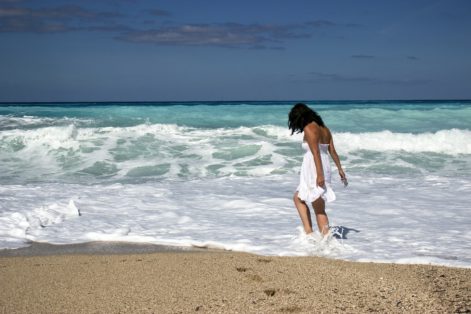 teacher recharge at the beach