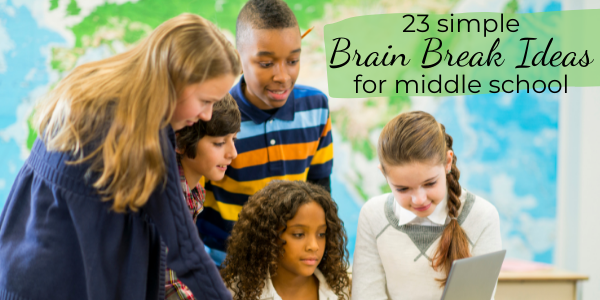 brain break ideas for middle school