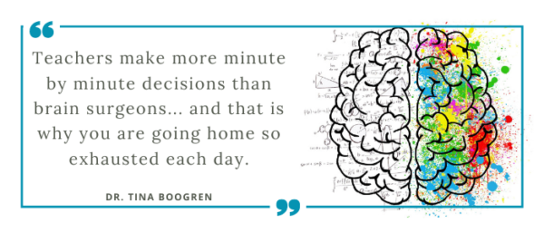 signs of teacher burnout quote