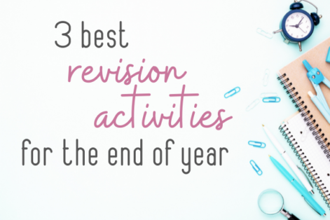 best revision activities middle school