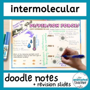 Intermolecular bonding doodle notes