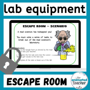 lab equipment escape room