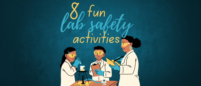 science lab safety worksheets and activities a group of people wearing lab coats