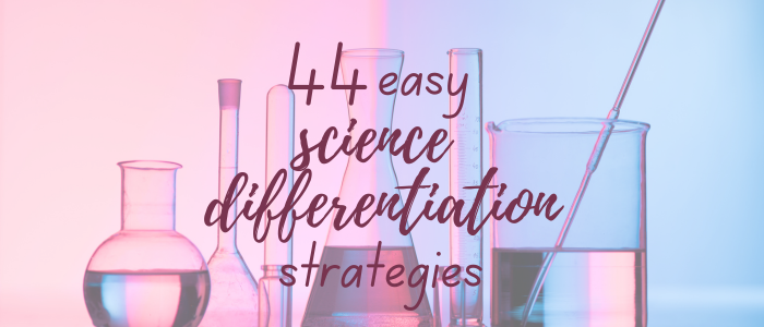 a group of glass beakers List of science differentiation strategies