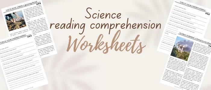 Best science reading comprehension worksheets with questions
