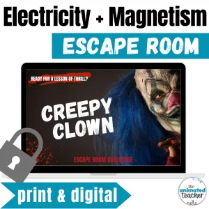 grade 4 electricity and magnetism escape room