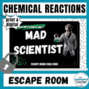 types of chemical reactions escape room