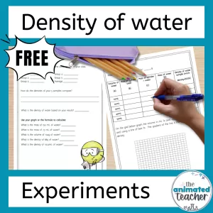 density of water experiments