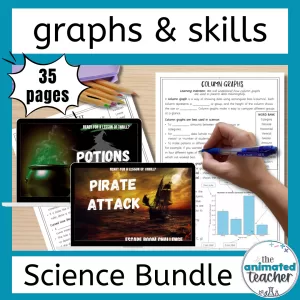 science skills and graphing activities bundle