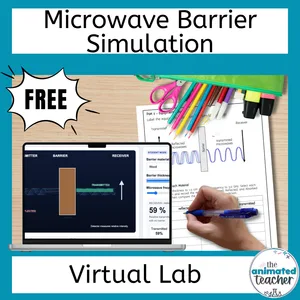 microwave barriers virtual lab simulation experiments free